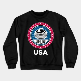 Curling USA Support the Team Crewneck Sweatshirt